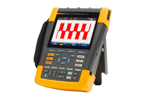 FLUKE MDA-550 Motor Drive Analyser 500 MHz (Motor shaft; Harmonics)